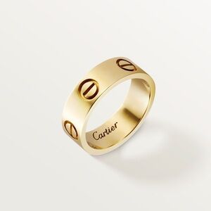 Cartier Yellow Gold Love Ring Classic Model